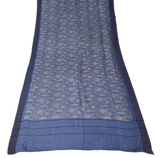 Sushila Vintage Floral & Paisley Dupatta Pure Woolen Printed Soft Long Stole
