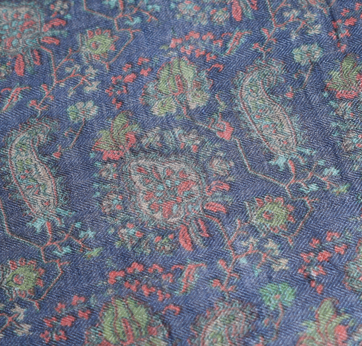 Sushila Vintage Floral & Paisley Dupatta Pure Woolen Printed Soft Long Stole
