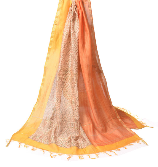 Sushila Vintage Pure Cotton Silk Dupatta Printed & Woven Multi-Color Long Stole