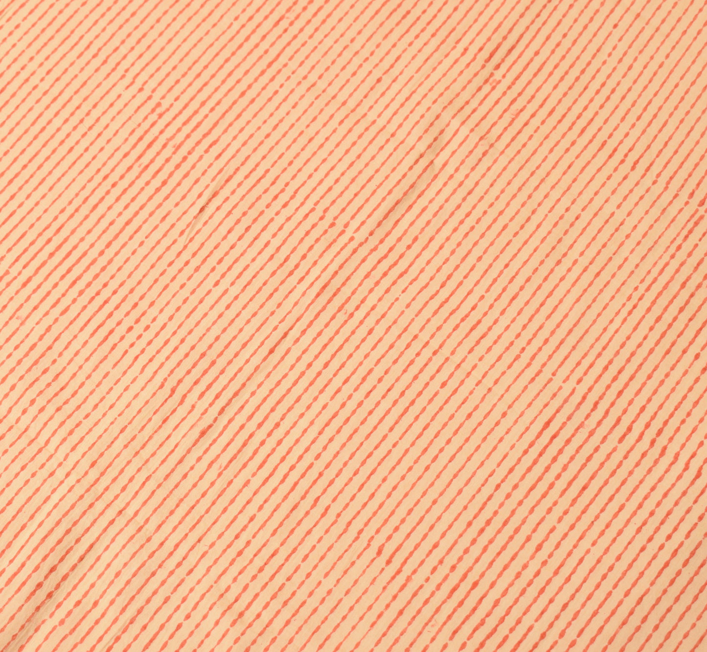 Sushila Vintage Peach Dupatta Pure Cotton Hand Block Print & Woven Long Stole