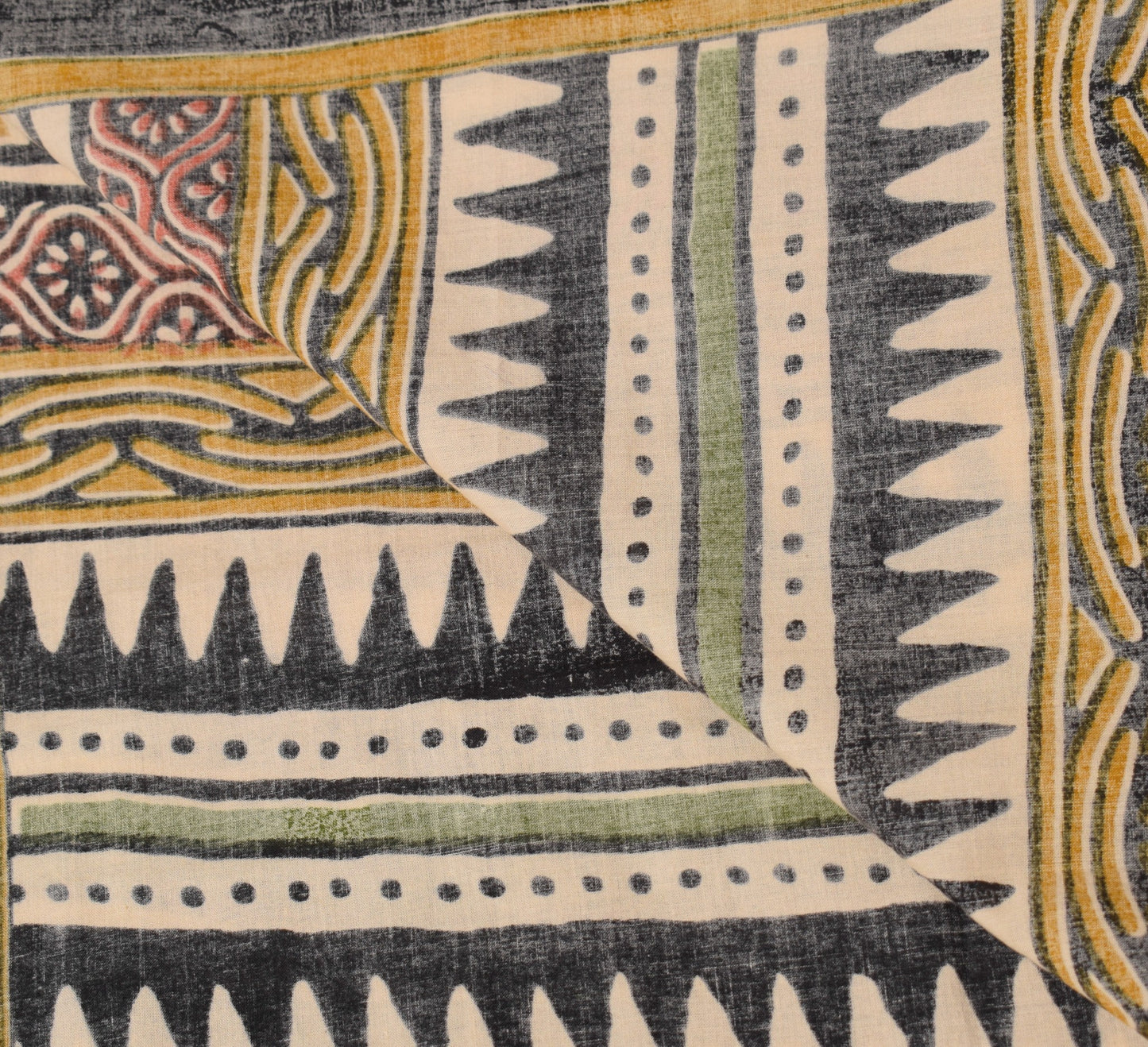 Sushila Vintage Kalamkari Printed Dupatta Pure Cotton Floral Brown Long Stole