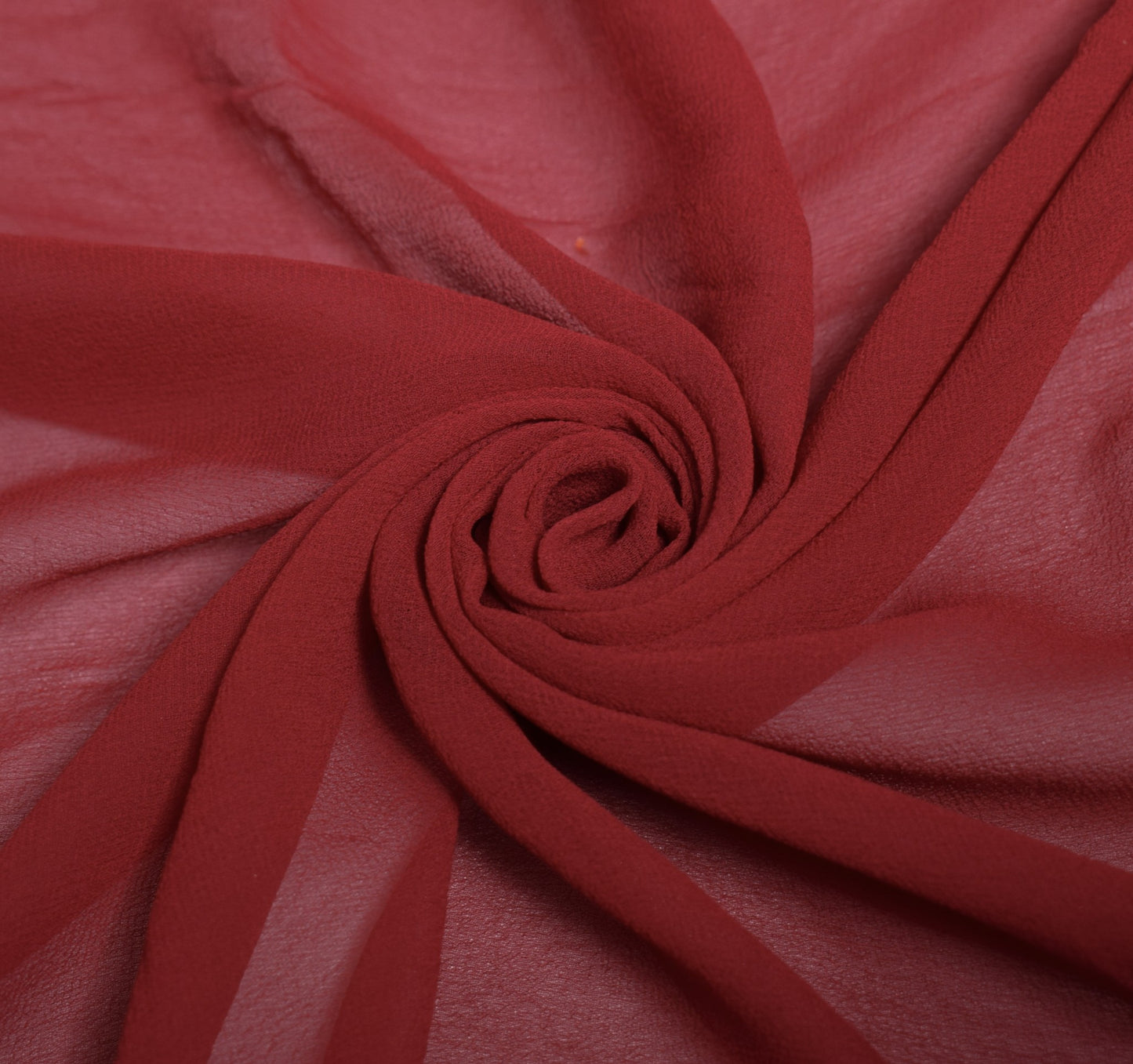 Sushila Vintage Shibori Pure Georgette Dupatta Hand-Dyed Batik Maroon Long Stole