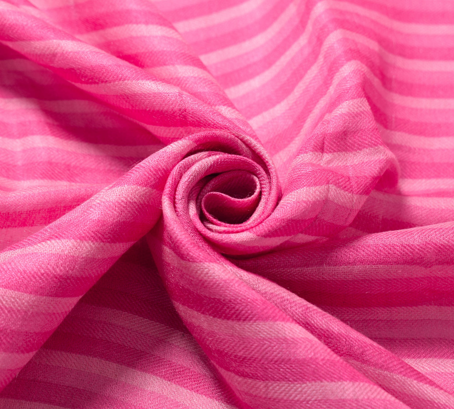 Sushila Vintage Pink Printed Dupatta Stripes Printed Pure Woolen Soft Long Stole
