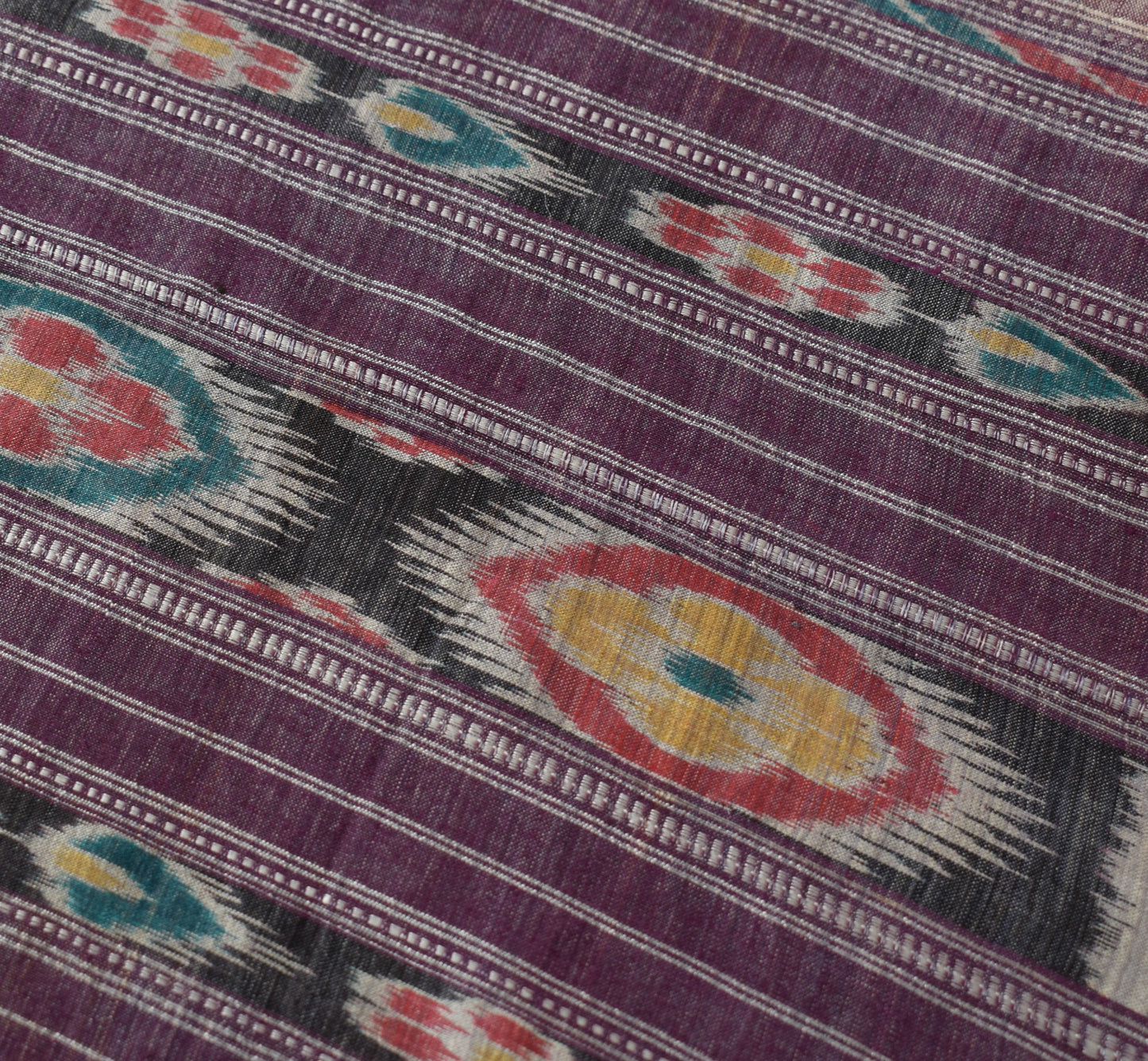 Sushila Vintage Light Brown Dupatta Hand Woven Ikat Pure Tussar Soft Long Stole