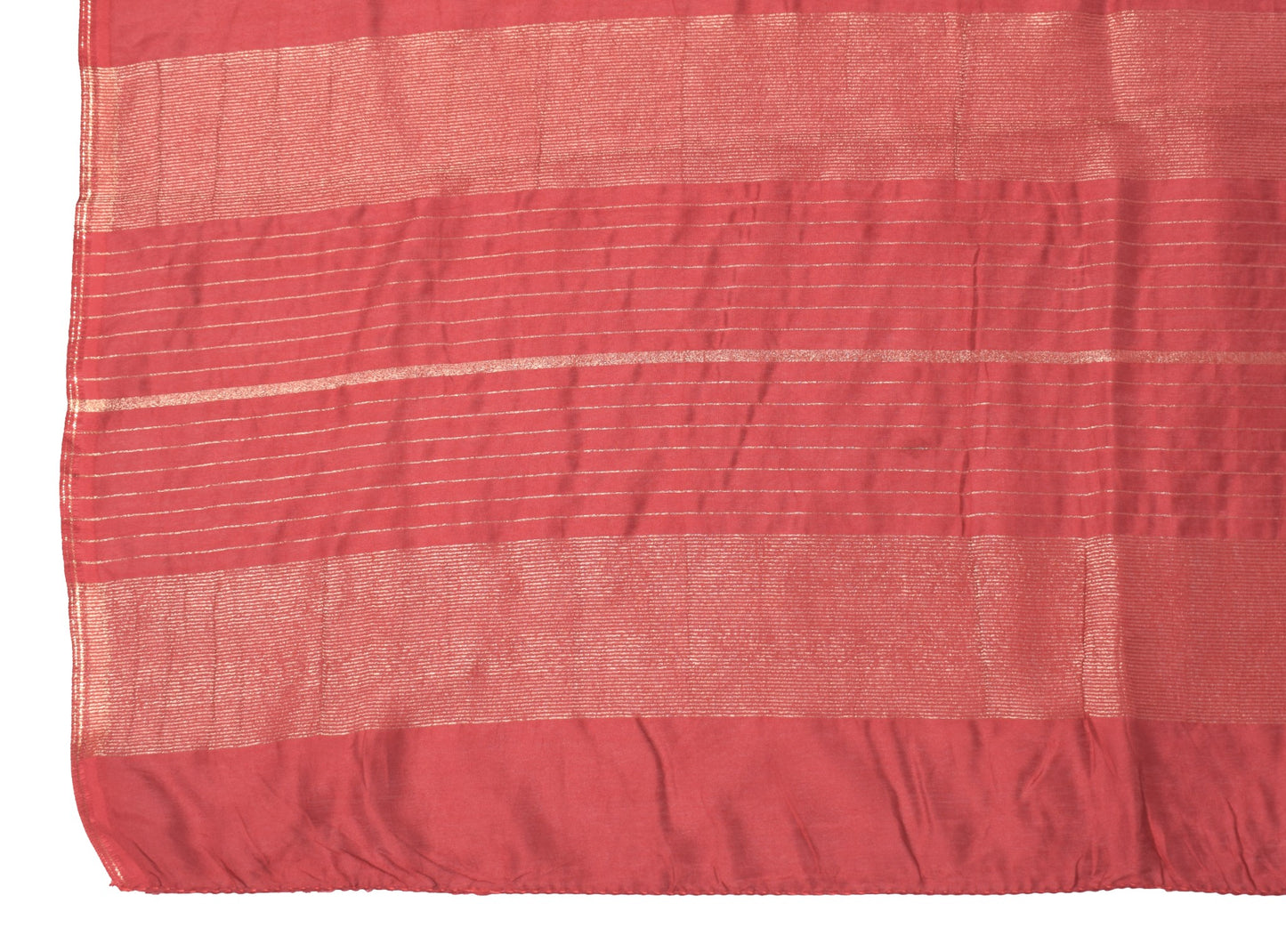 Sushila Vintage Maroon Dupatta Pure Cotton Silk Zari Woven Soft Long Stole Wrap