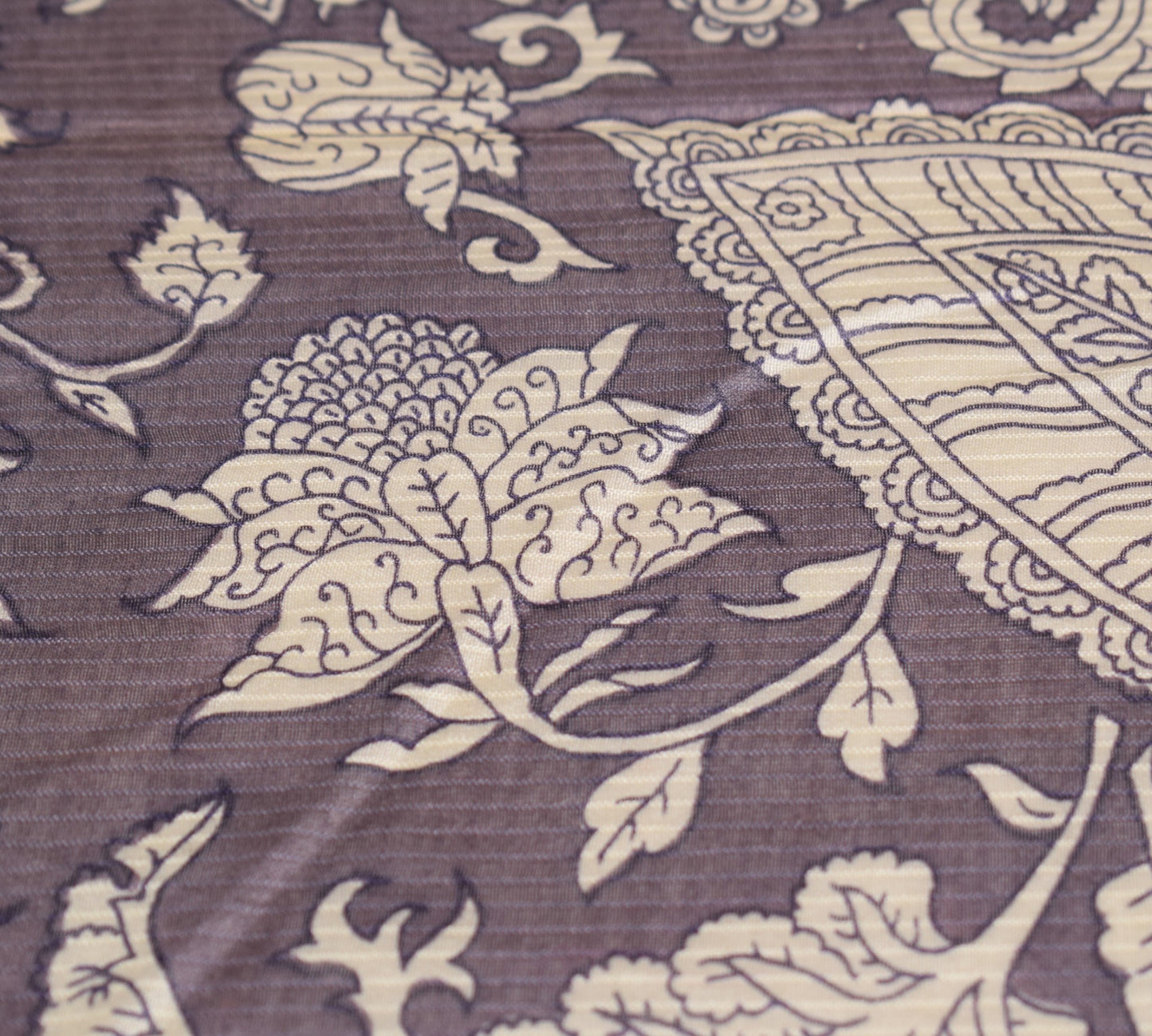 Sushila Vintage Kalamkari Printed Dupatta Pure Cotton Silk Wine Long Stole Veil