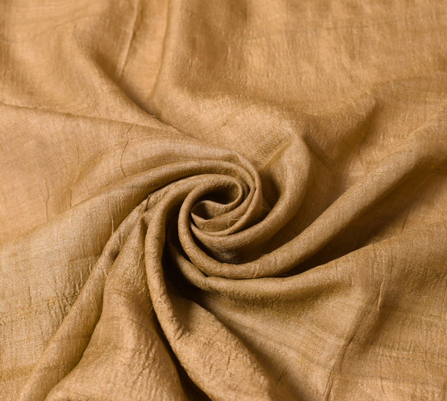 Sushila Vintage Pure Tussuar Silk Dupatta Brown with Contrast Border Long Stole