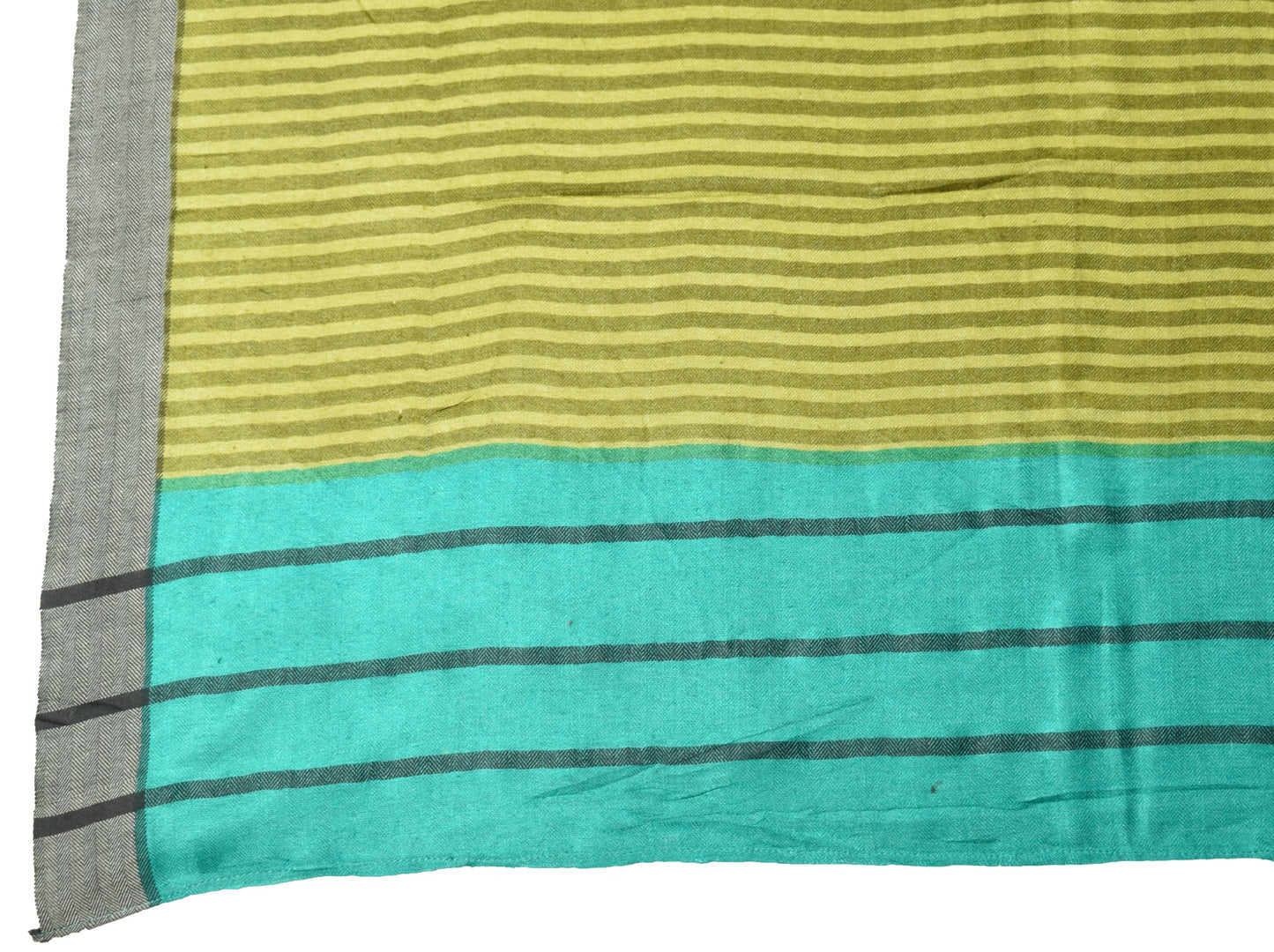 Sushila Vintage Stripes Printed Dupatta Pure Woolen Soft Hand Printed Long Stole