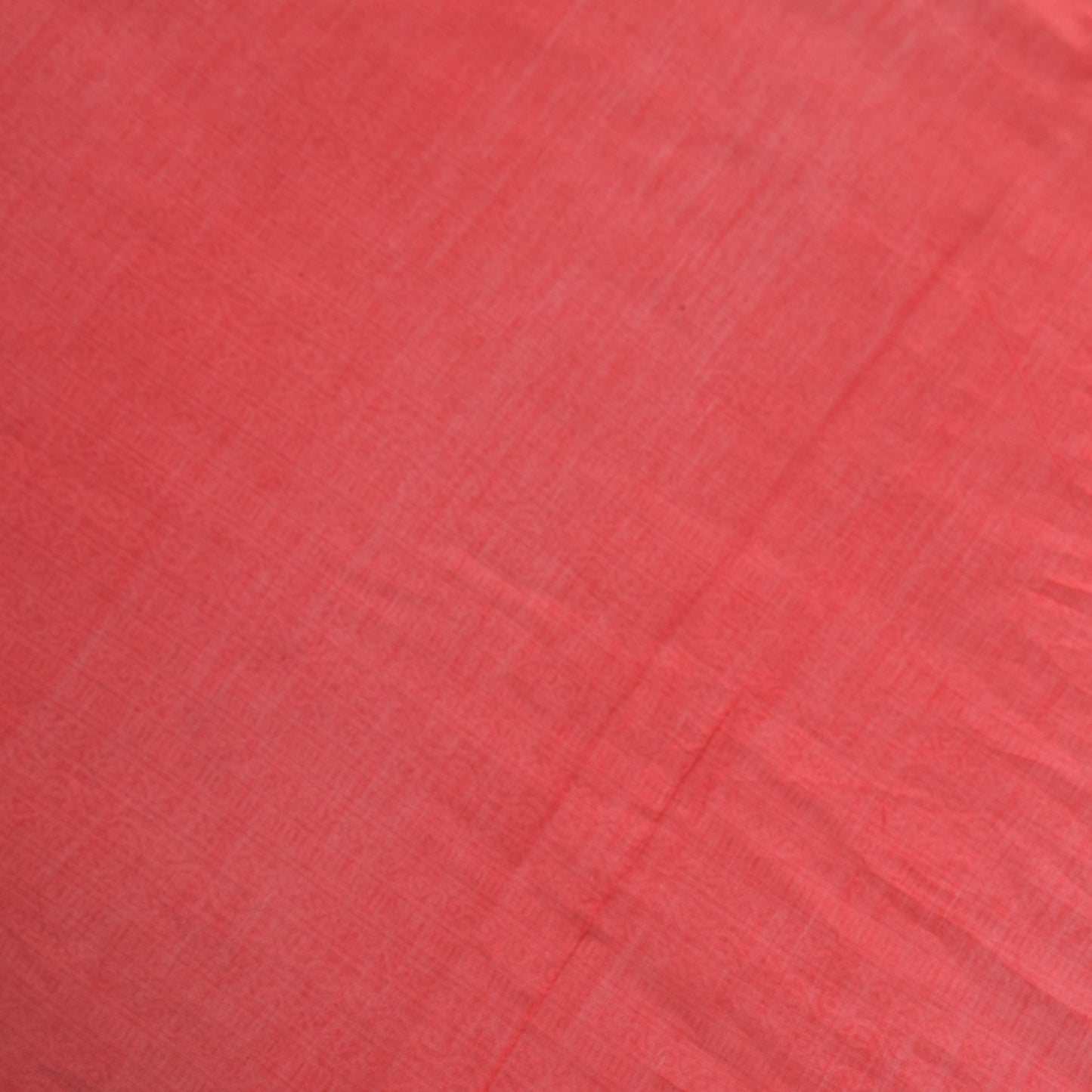 Sushila Vintage Red Dupatta Pure Cotton Silk Hand Block Printed Long Stole Wrap