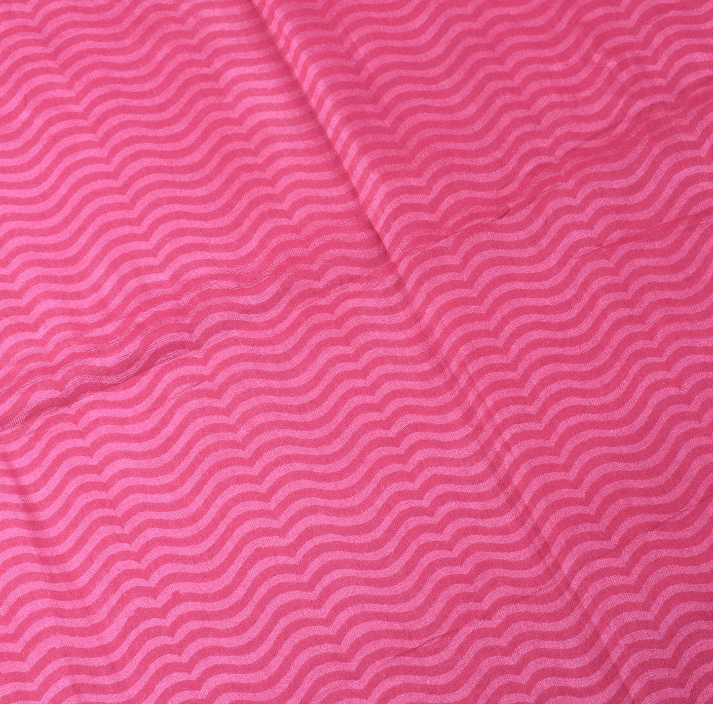 Sushila Vintage Pink Dupatta Pure Woolen Hand Block Print Soft Shawl Long Stole