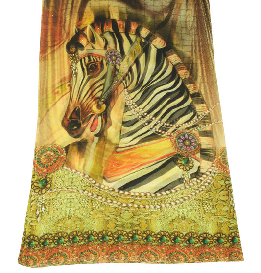 Sushila Vintage Digital Printed Dupatta Pure Georgette Multi-Color Long Stole