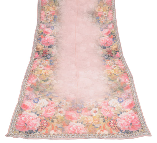 Sushila Vintage Digital Printed Dupatta BRANDED Pure Georgette Long Stole Veil