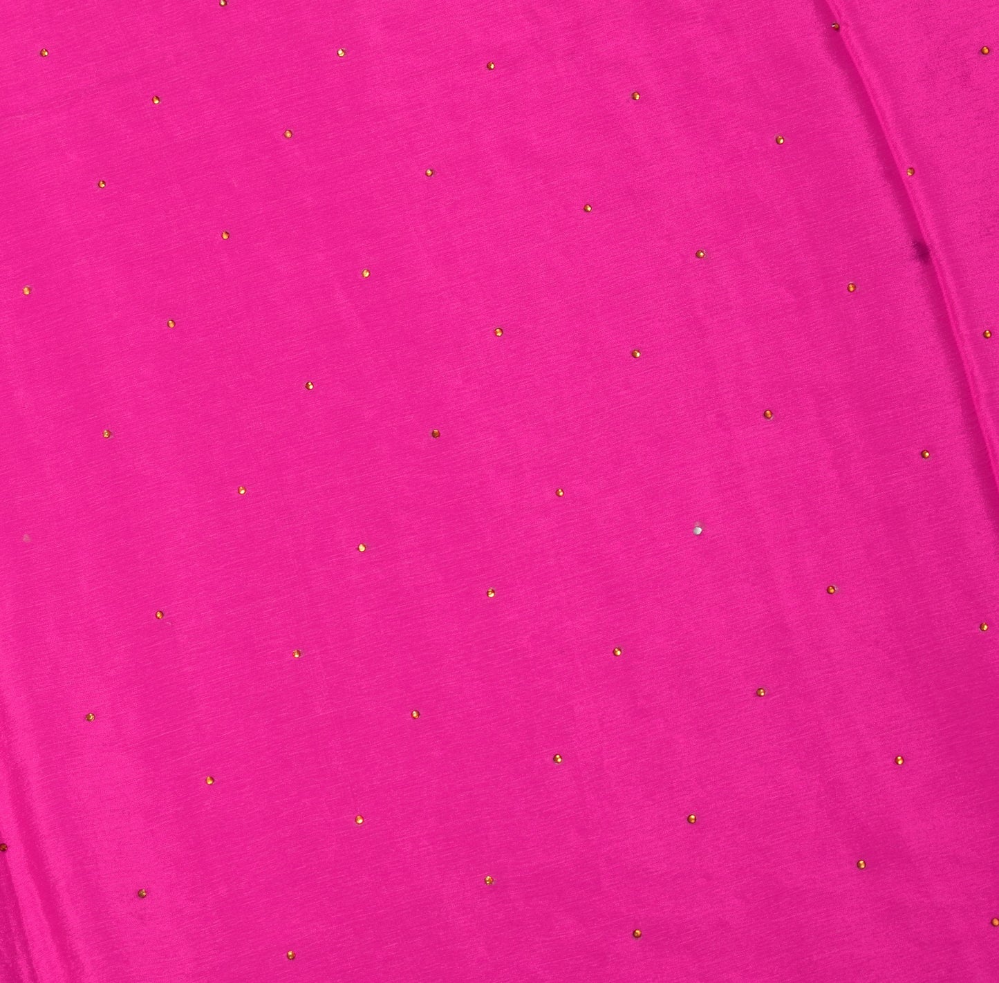 Sushila Vintage Fuchsia Pink Dupatta Floral Hand Embroidered Chiffon Long Stole