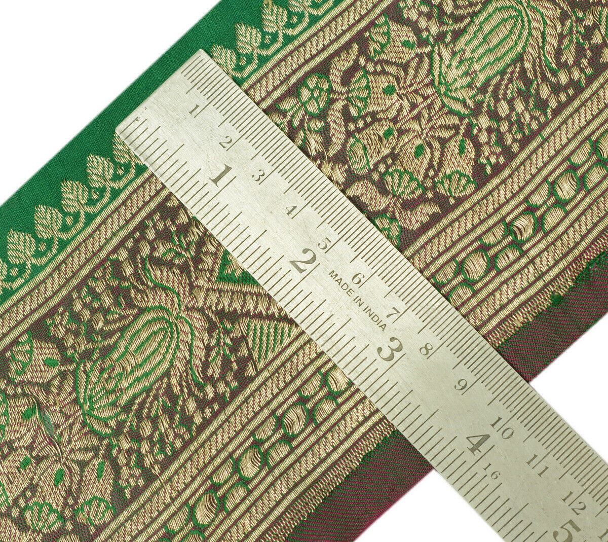 Antique Vintage Saree Border Indian Craft Trim Woven Zari Brocade Banarasi Lace