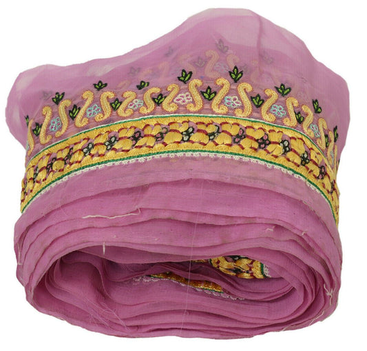 Antique Vintage Saree Border Indian Craft Trim Embroidered Ribbon Lace