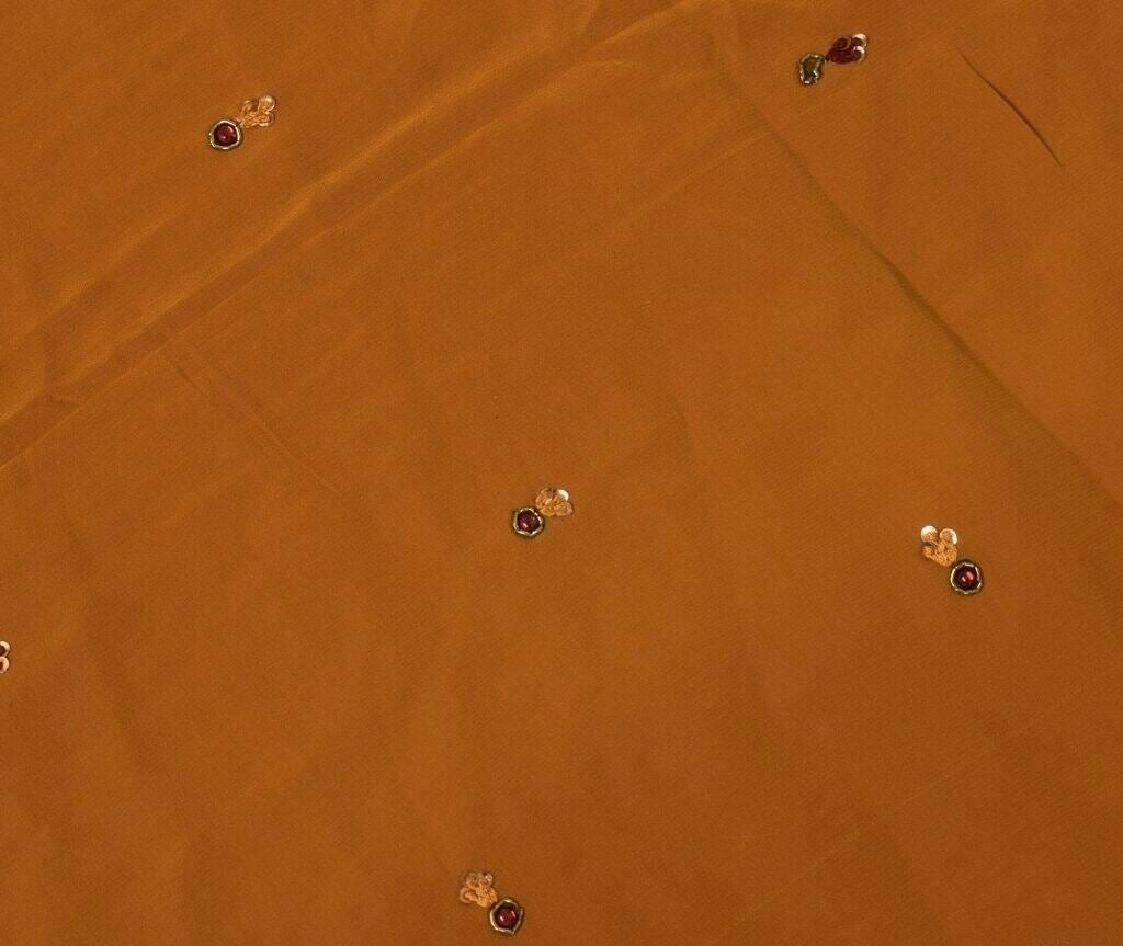 100% Pure Crepe Silk Vintage Sari Remnant Scrap Fabric for Sewing Craft