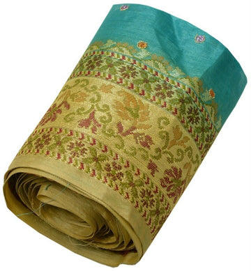 Vintage Sari Border Indian Craft Trim Woven Cream Sewing Ribbon Lace