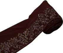 Vintage Sari Border Indian Craft Trim Hand Embroidered Sewing Ribbon Lace
