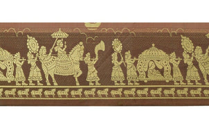 Vintage Sari Border Craft Trim Woven Indian Wedding Pattern Sewing Ribbon Lace