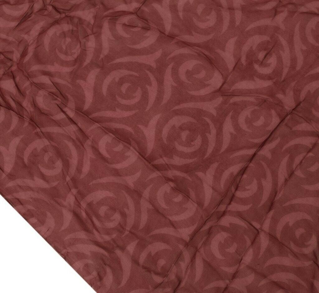 100% Pure Georgette Silk Vintage Sari Remnant Scrap Fabric for Sewing Craft