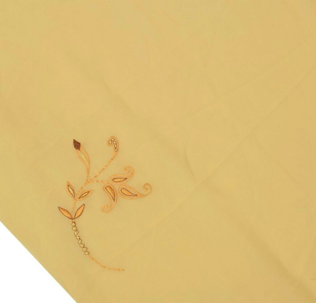Blend Georgette Silk Vintage Sari Remnant Scrap Fabric for Sewing Craft