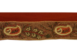 Vintage Saree Border Indian Craft Trim Paisley Embroidered Sewing Ribbon Lace