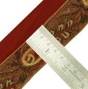 Vintage Saree Border Indian Craft Trim Paisley Embroidered Sewing Ribbon Lace