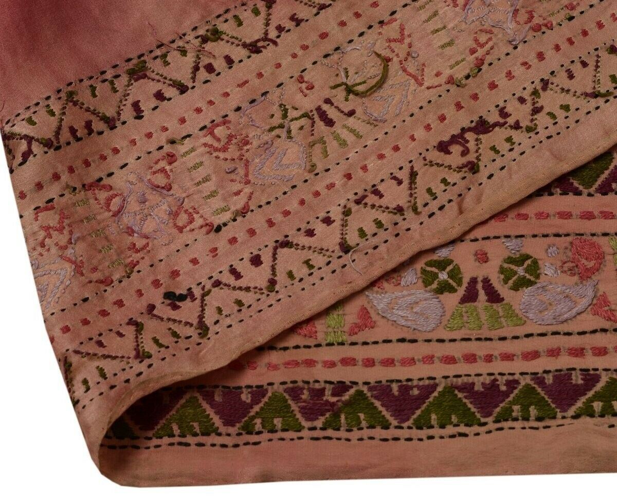 Vintage Saree Border Indian Craft Trim Hand Embroidered Sewing Ribbon Lace