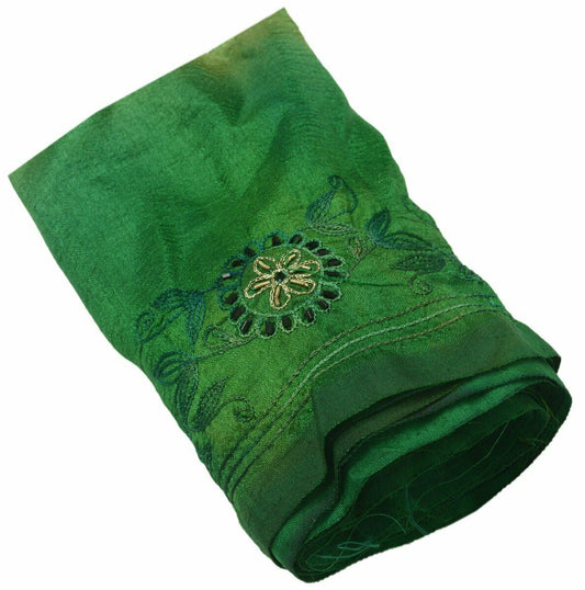 Vintage Saree Border Indian Craft Trim Antique Hand Beaded Embroidered Lace