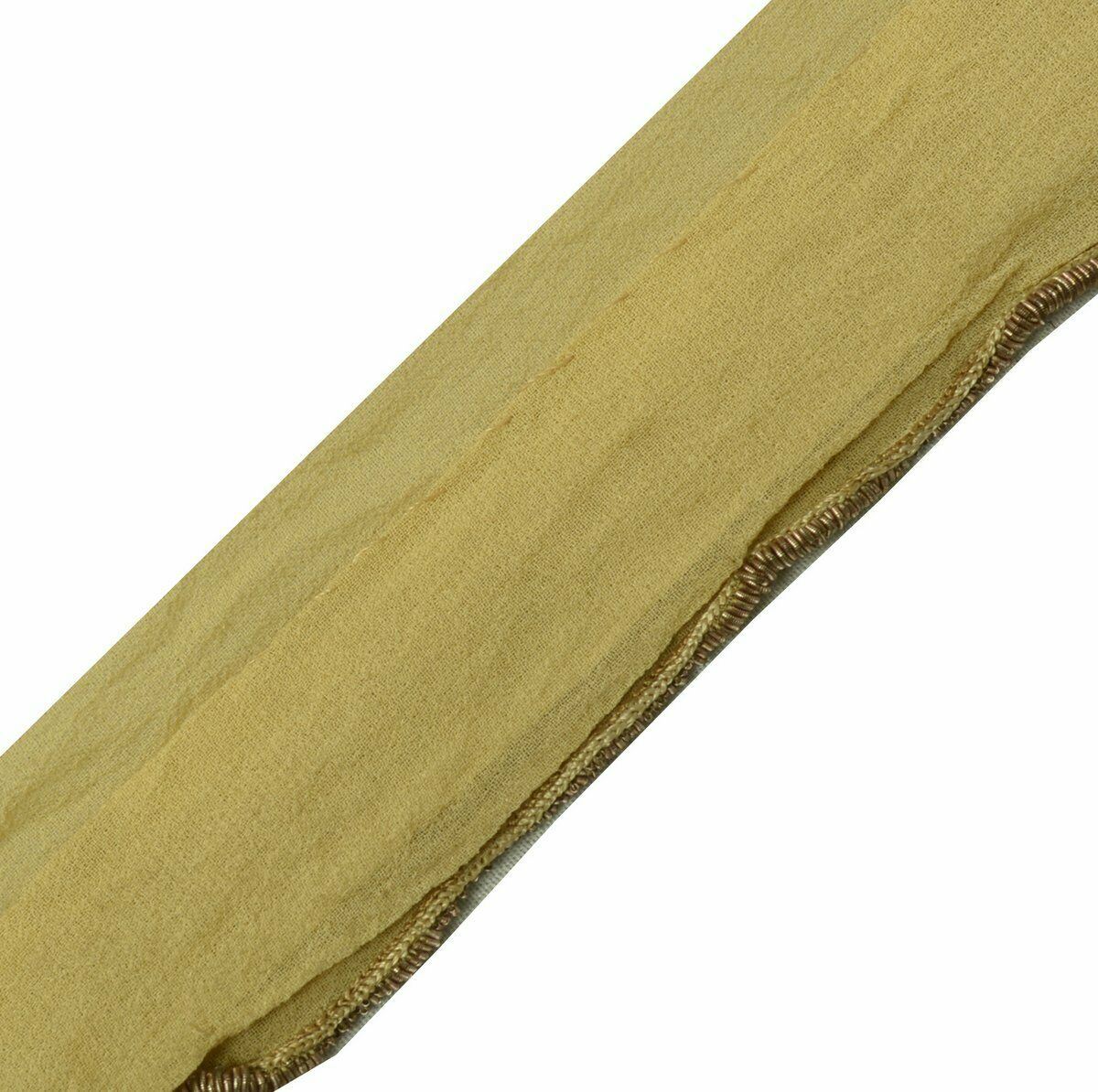 Antique Vintage Saree Border Indian Craft Trim Hand Beaded Cream Ribbon Lace