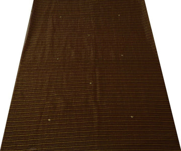 Indian Art Silk Woven Vintage Sari Remnant Scrap Fabric for Sewing Craft Garnet