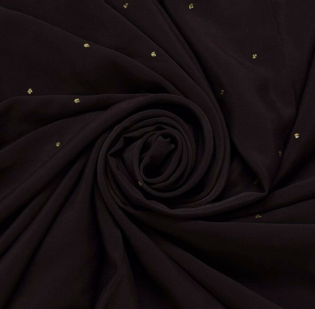 Blend Crepe Silk Vintage Sari Remnant Scrap Fabric for Sewing Craft