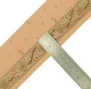 Vintage Sari Border Indian Craft Sewing Trim Hand Beaded Embroidered Ribbon Lace