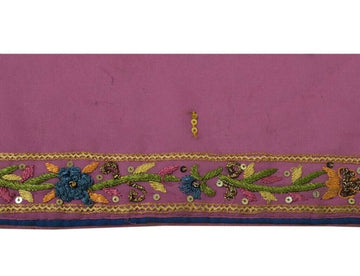 Vintage Sari Border Indian Craft Sewing Trim Hand Embroidered Ribbon Lace