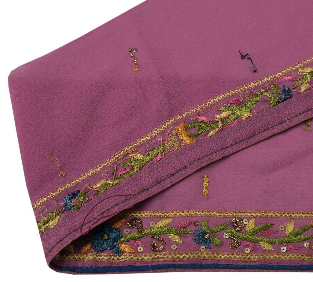 Vintage Sari Border Indian Craft Sewing Trim Hand Embroidered Ribbon Lace