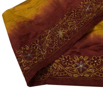 Vintage Sari Border Indian Craft Sewing Trim Embroidered Ribbon Lace Maroon