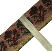 3.5" W Vintage Sari Border Indian Craft Trim Embroidered Sewing Ribbon Lace