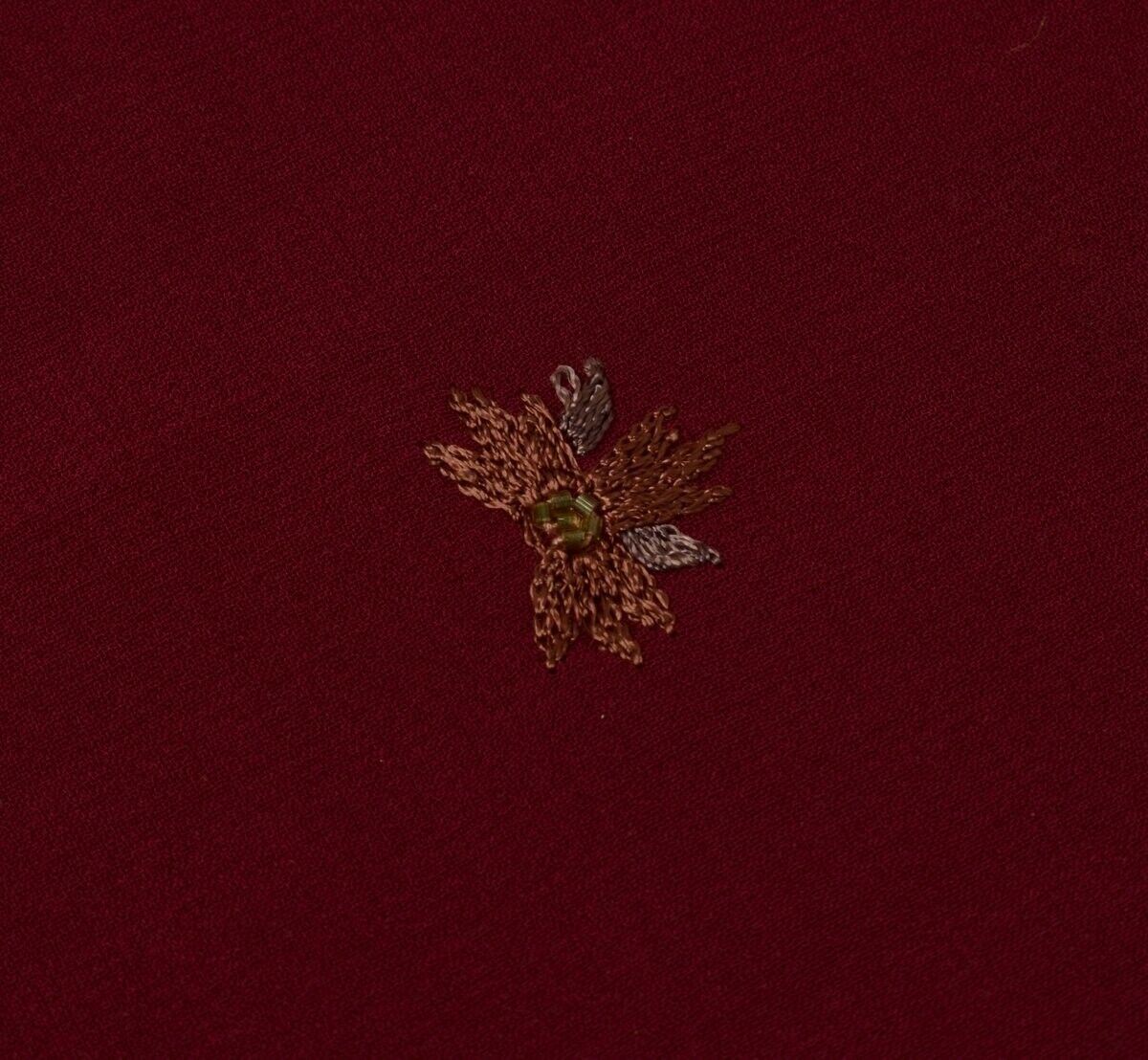 100% Pure Georgette Silk Vintage Sari Remnant Scrap Fabric for Sewing Craft