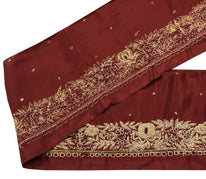 Vintage Saree Sewing Trim Indian Craft Border Hand Beaded Embroidered Lace