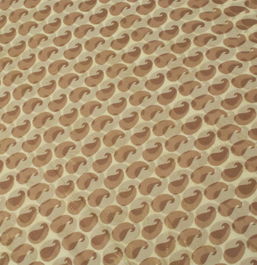 Blend Georgette Silk Printed Vintage Sari Remnant Scrap Fabric for Sewing Craft