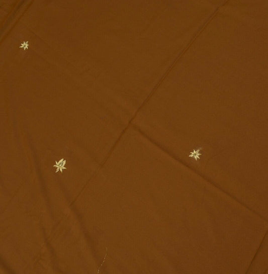 Blend Crepe Silk Hand Beaded Vintage Sari Remnant Scrap Fabric for Sewing Craft