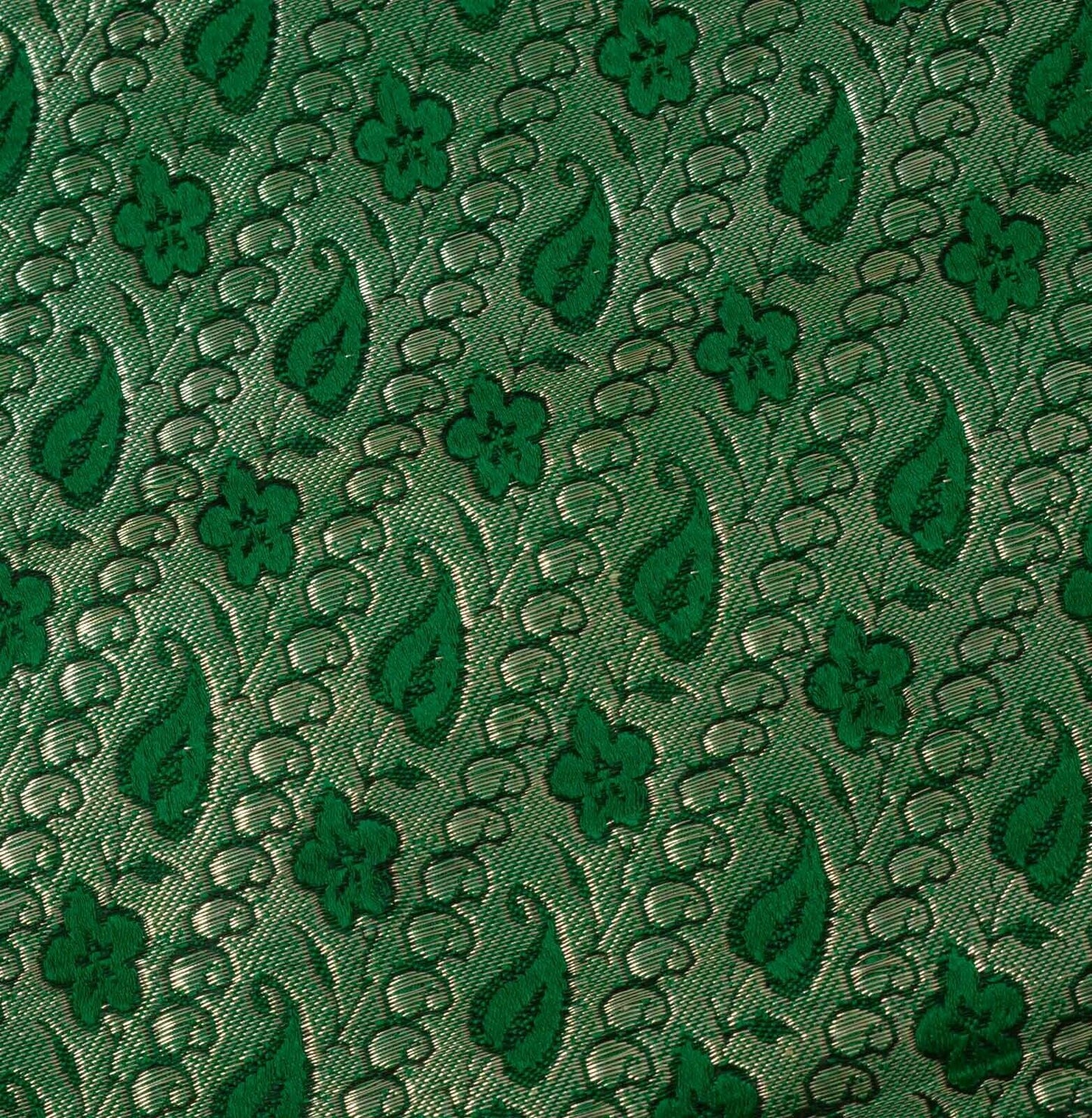 Vintage Saree Remnant Scrap Multi Purpose Craft All Over Zari Woven Fabric