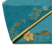 Vintage Sari Border Indian Craft Trim Hand Beaded Embroidered Patch Work Lace