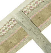 Antique Vintage Saree Border Craft Trim Hand Beaded Zardozi Patch Work Ribbon
