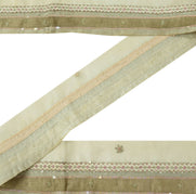 Antique Vintage Saree Border Craft Trim Hand Beaded Zardozi Patch Work Ribbon