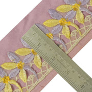 Antique Vintage Sari Border Indian Craft Trim Embroidered Cut Work Lace Ribbon