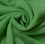 Indian Art Silk Vintage Sari Remnant Scrap Fabric for Sewing Craft Green