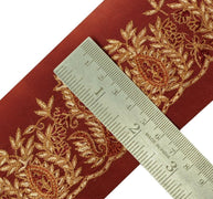 Vintage Saree Border Indian Craft Trim Hand Embroidered Sewing Ribbon Lace