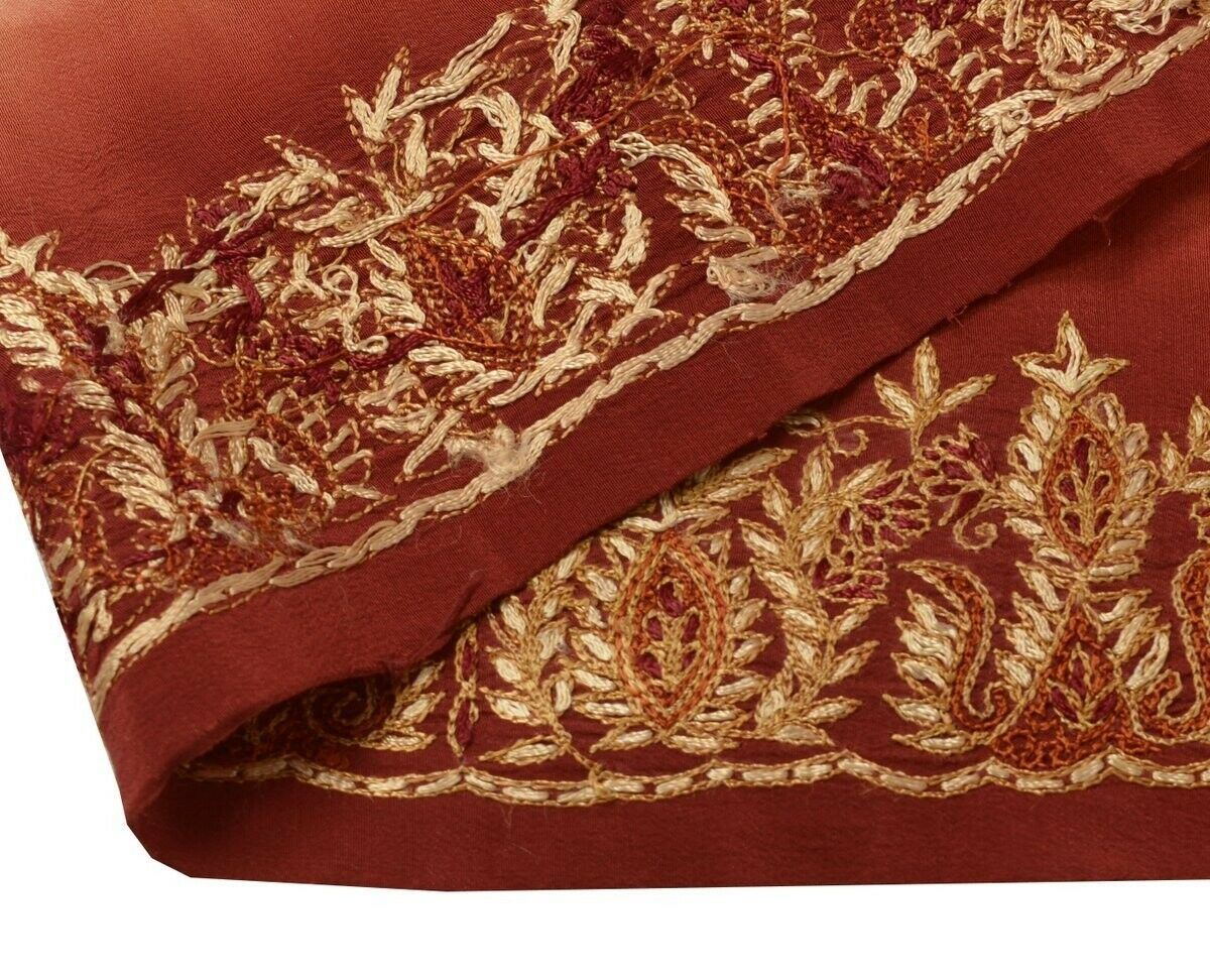 Vintage Saree Border Indian Craft Trim Hand Embroidered Sewing Ribbon Lace