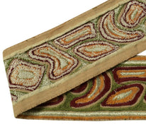 1.75" W Vintage Sari Border Indian Craft Trim Embroidered Sewing Ribbon Lace